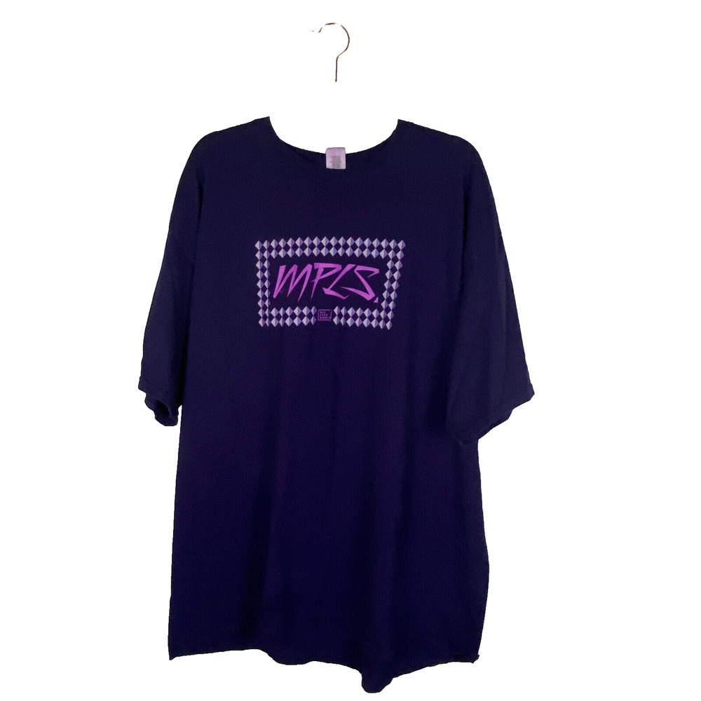 Prince Night T-Shirt Sz 2X Minnesota Timberwolves MPLS Halsey 19 Purple Rain